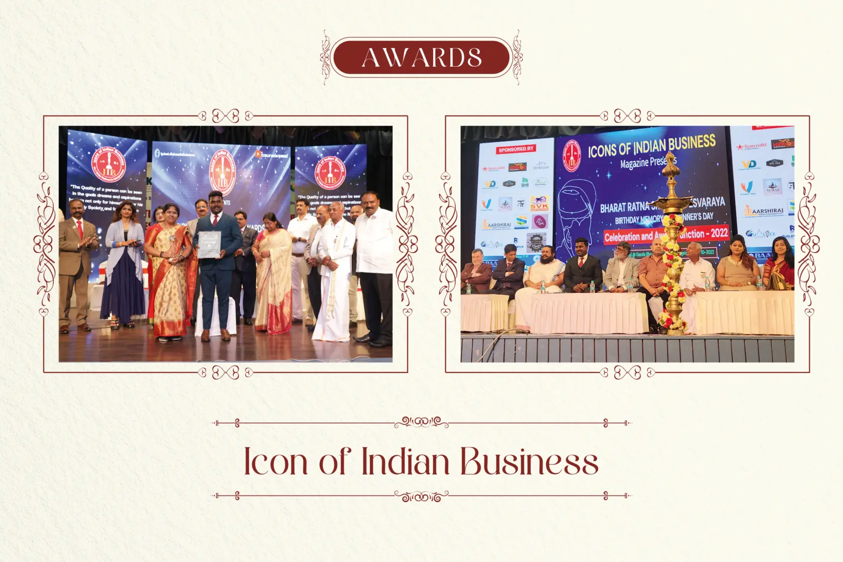 Icon of Indian Business award function 2022