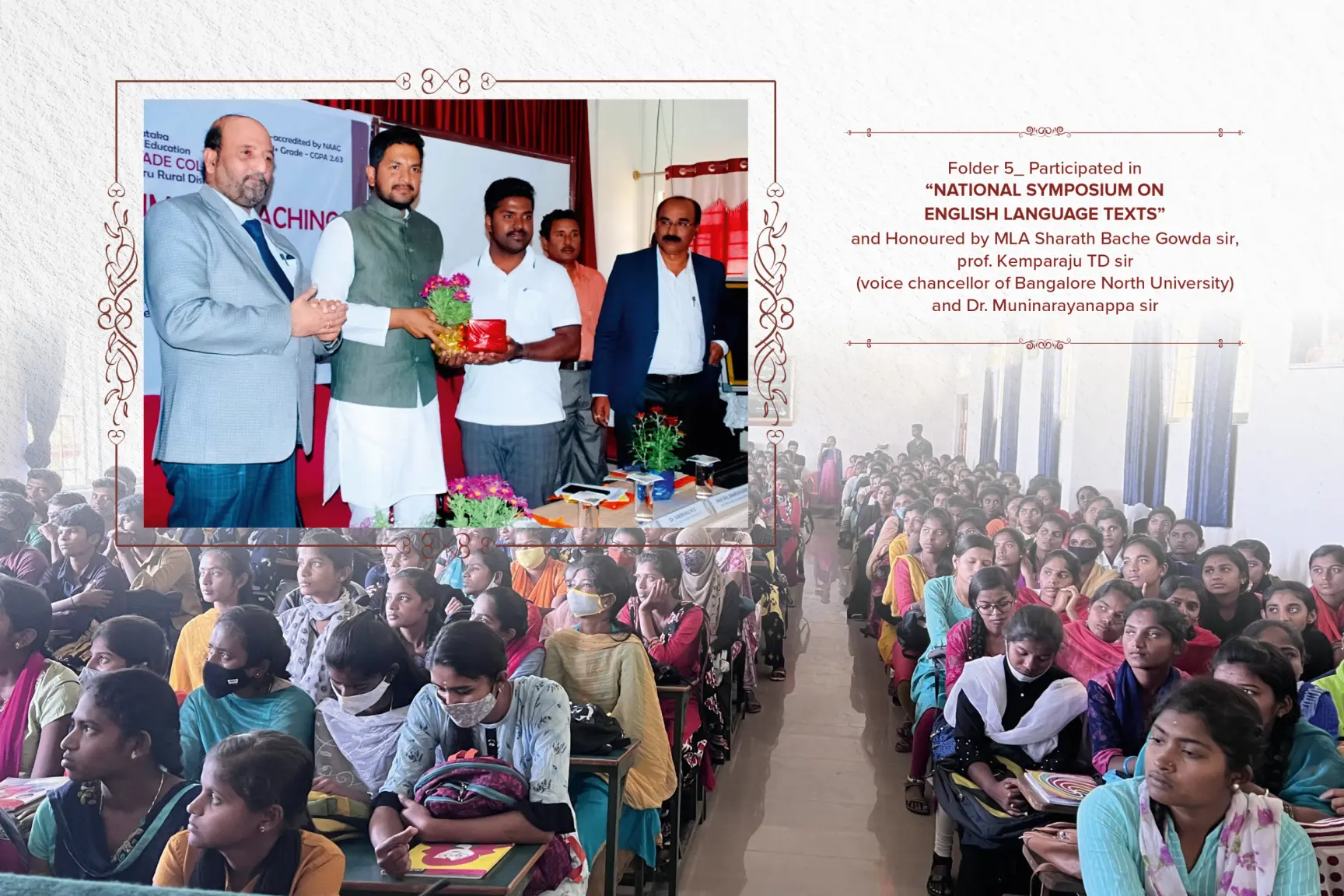 National symposium on English language texts participation