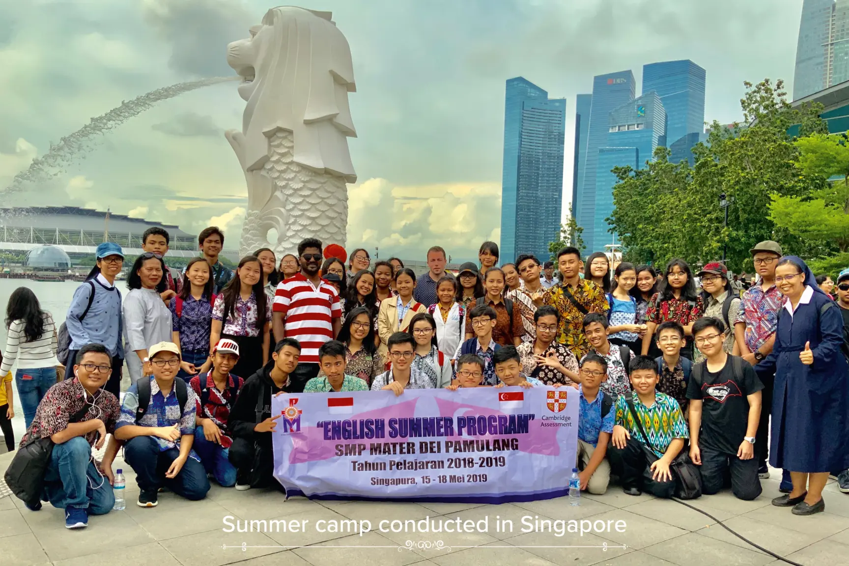 English summer programme camp conducted in Singapore
